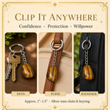 Tiger's Eye Crystal Keychain