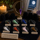 9 - Crystals Pendulums Set