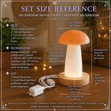 Mystical Selenite Mushroom Mood Light