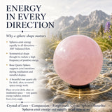 Rose Quartz Sphere - Medium