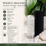 Quartz Gem Pod Water Bottle 💧