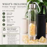 Brazilian Citrine Gem Pod Water Bottle 💧