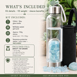Aquamarine Gem Pod Water Bottle 💧