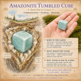 Amazonite Tumbled Cube
