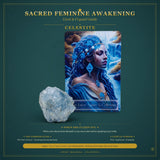 🌙 Sacred Feminine Awakening Oracle Deck, 13 Crystal Altar Set & Course