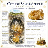 Citrine Small-Sphere