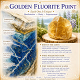 Golden Fluorite Point