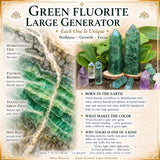 Veliki generator zelenega fluorita