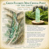 Green Fluorite Mini Crystal Point