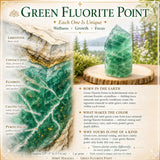 Green Fluorite Point
