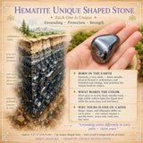 Hematite Tumbled Unique Shaped Stone