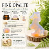 Crystal Animal Spirit Totems: Pink Opalite Horse