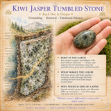 Kiwi Jasper Tumbled Stone