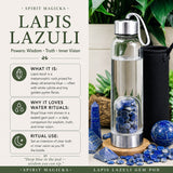 Lapis Lazuli Gem Pod Water Bottle