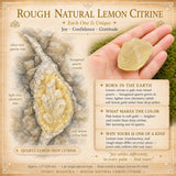 Rough Natural Lemon Citrine