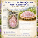Madagascar Rose Quartz Mini Gemstones (50 Gram / 1.7oz. Lot)