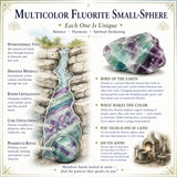 Multicolor Fluorite Small-Sphere