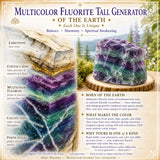 Multicolor Fluorite Tall Generator