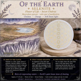 Selenite Flower Of Life Chakra Alignment Cleansing Disk