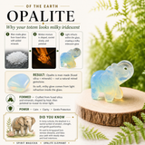 Crystal Animal Spirit Totems: Opalite Elephant