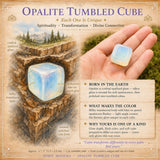 Opalite Tumbled Cube