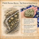 Pyrite Natural Rough - The Stone of Good Fortune