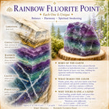 Rainbow Fluorite Point
