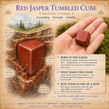 Red Jasper Tumbled Cube