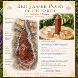 8 Parça Kırmızı Jasper + Sitrin Set