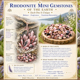 Rhodonite Mini Gemstones (50 Gram / 1.7oz. Lot)