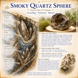 Smoky Quartz Sphere- Medium