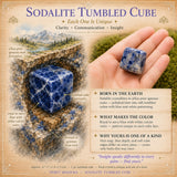 Sodalite Tumbled Cube