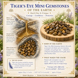 Tiger's Eye Mini Gemstones (50 Gram / 1.7oz. Lot)