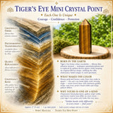 Tiger's Eye Mini Crystal Point