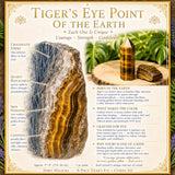 8-teiliges Tigerauge + Citrin-Set