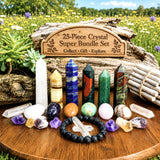 25-Piece Crystal Super Bundle Set