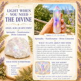 Angel Aura Quartz Crystal Point