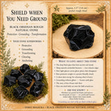 Black Obsidian Rough Natural Stone