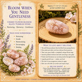 Cherry Flower Blossom Agate Tumbled Stone
