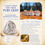 Clear Quartz Diamond Cut Crystal