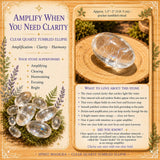 Clear Quartz Tumbled Ellipse