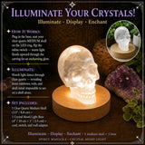 Crystal Mood Light (Quartz Skull Medium)