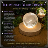 Crystal Mood Light (Quartz Sphere-Medium)