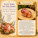 Fire Quartz Tumbled Stone