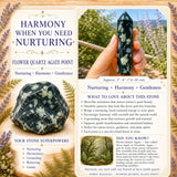 Flower Quartz Agate Point