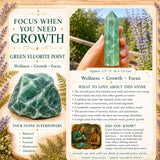 Green Fluorite Point