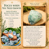 Green Fluorite Rough Natural Stone