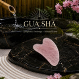 5 PC Rose Quartz Massage Beauty Set - Ultimate Self-Care Collection