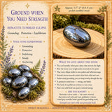 Hematite Tumbled Ellipse