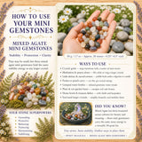 Mixed Agate Mini Gemstones (50 Gram / 1.7oz. Lot)